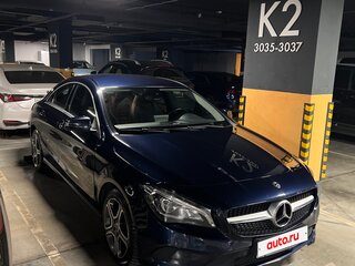 2017 Mercedes-Benz CLA 200 I (C117, X117) Рестайлинг, синий, 1650000 рублей, вид 2