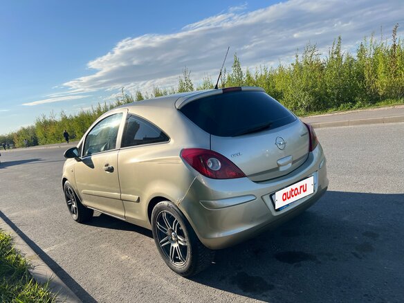 2007 Opel Corsa D, золотистый, 450000 рублей - вид 5