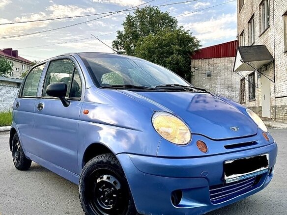 2007 Daewoo Matiz I Рестайлинг, голубой, 150000 рублей