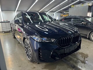 2023 BMW X6 40i III (G06) Рестайлинг, синий, 18600000 рублей, вид 4