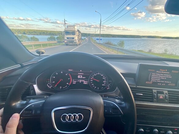 2012 Audi A6 IV (C7), чёрный - вид 16