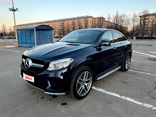 2017 Mercedes-Benz GLE Coupe 400 I (C292), синий, 5300000 рублей, вид 2