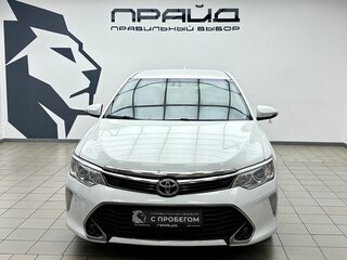 2017 Toyota Camry VII (XV50) Рестайлинг, белый, 1579000 рублей, вид 2