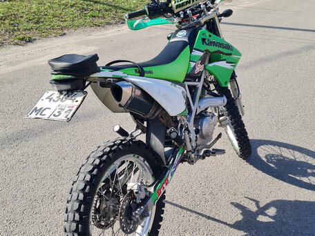 2015 Kawasaki KLX 150, зелёный, 210000 рублей, вид 4