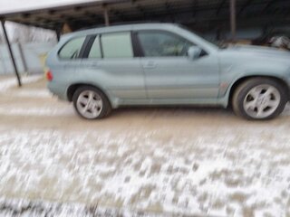 2002 BMW X5 3.0i I (E53), голубой, 750000 рублей, вид 2
