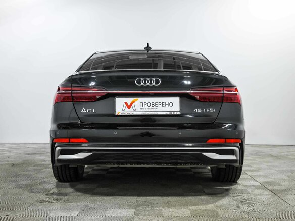 2024 Audi A6 45 TFSI Long V (C8) Рестайлинг, чёрный - вид 6