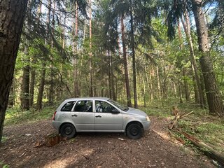 2011 Lada (ВАЗ) Kalina I, серебристый, 600000 рублей, вид 2