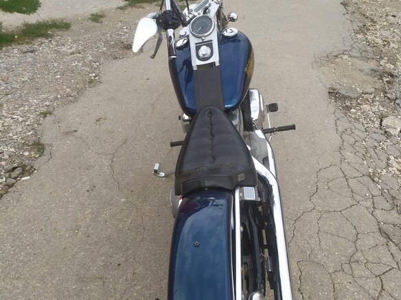 2001 Harley-Davidson Softail Standard, синий, 766000 рублей - вид 6