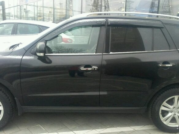 2011 Hyundai Santa Fe II Рестайлинг, чёрный, 1350000 рублей - вид 3