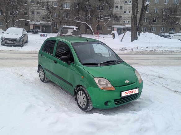 2006 Chevrolet Spark II, зелёный, 199000 рублей