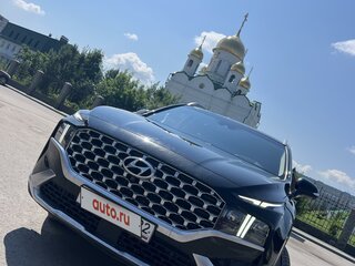 2021 Hyundai Santa Fe IV Рестайлинг, чёрный, 3200000 рублей, вид 4