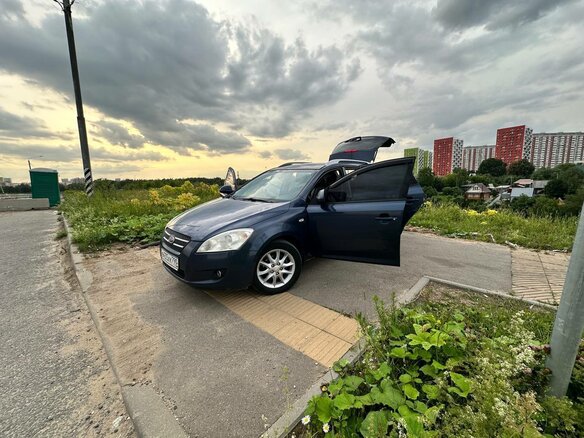 2008 Kia Ceed I, синий, 590000 рублей - вид 3