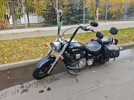 2005 Yamaha XV 1700 Road Star, чёрный, 745000 рублей, вид 5