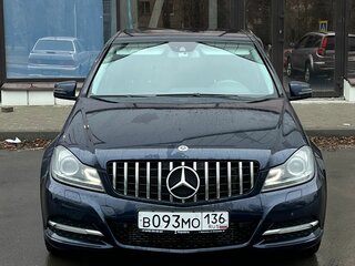 2011 Mercedes-Benz C-Класс 180 BlueEFFICIENCY III (W204) Рестайлинг, синий, 1670000 рублей, вид 2