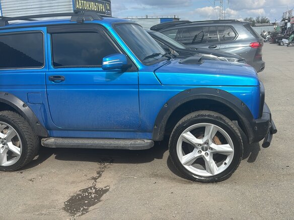 2006 Lada (ВАЗ) 2121 (4x4) I Рестайлинг, синий, 800000 рублей - вид 4