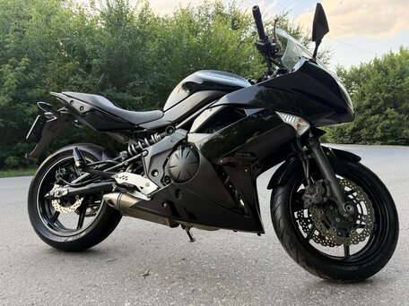 2011 Kawasaki ER-4F (Ninja 400R), чёрный, 380000 рублей, вид 1