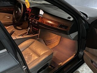 2008 BMW 5 серии 528i V (E60/E61) Рестайлинг, серый, 730000 рублей, вид 3
