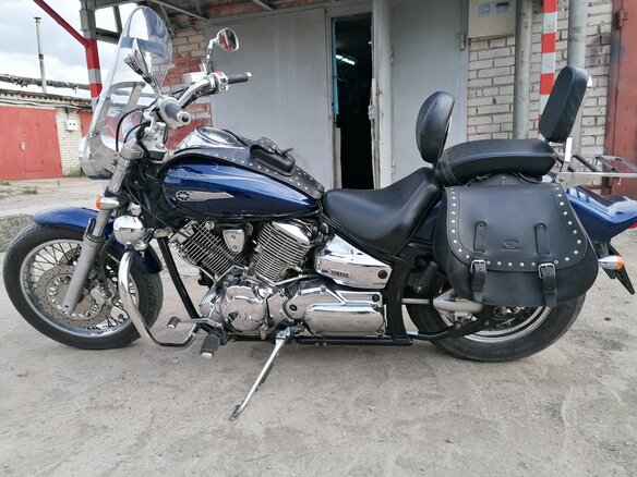 2008 Yamaha XVS1100, синий, 565000 рублей - вид 7