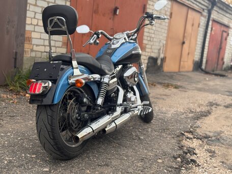 2010 Harley-Davidson Dyna Super Glide, синий, 870000 рублей, вид 2