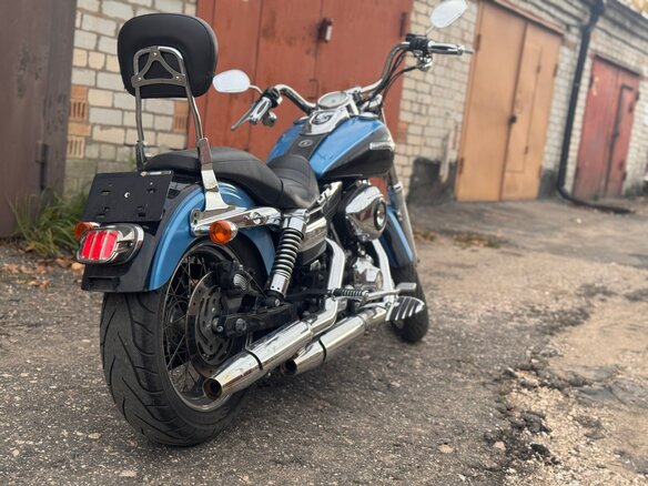 2010 Harley-Davidson Dyna Super Glide, синий, 870000 рублей - вид 1