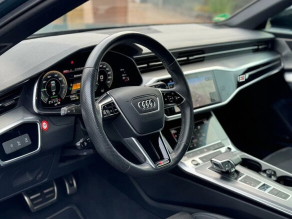 2023 Audi A6 45 TDI V (C8), зелёный, 6320000 рублей - вид 14