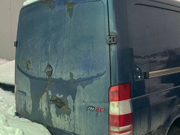 2008 Mercedes-Benz Sprinter, синий, 900000 рублей - вид 5
