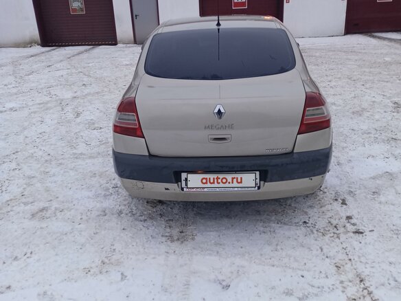 2006 Renault Megane II Рестайлинг, бежевый, 300000 рублей - вид 2