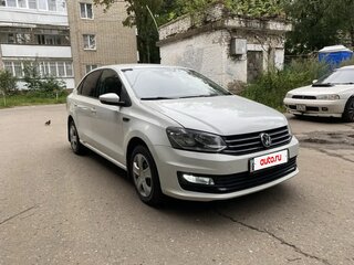 2018 Volkswagen Polo V Рестайлинг, белый, 950000 рублей, вид 4