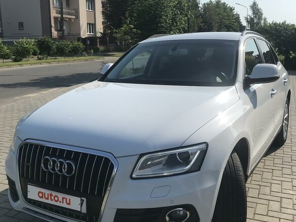 2015 Audi Q5 I (8R) Рестайлинг, белый, 2100000 рублей