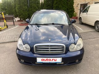 2008 Hyundai Sonata ТагАЗ IV (EF) Рестайлинг, синий, 370000 рублей, вид 2