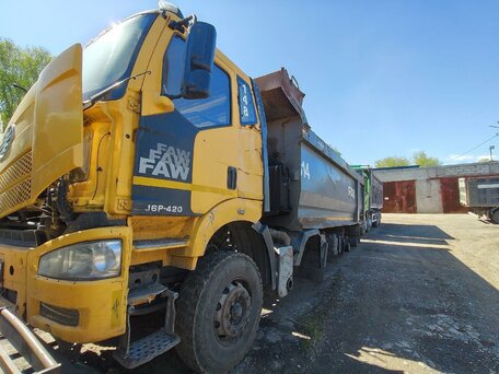 2021 FAW J6 CA3252, жёлтый, 416813 рублей, вид 1