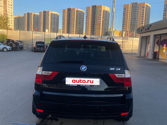 2008 BMW X3 25i I (E83) Рестайлинг, чёрный, 800000 рублей - вид 8