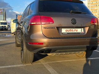 2012 Volkswagen Touareg II, коричневый, 2300000 рублей, вид 4