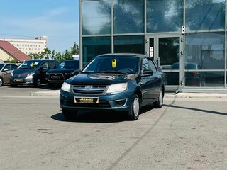 2014 Lada (ВАЗ) Granta I, синий, 409000 рублей, вид 2