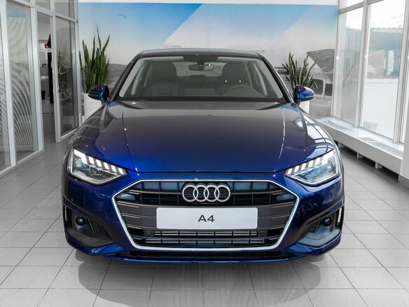 2021 Audi A4 35 TFSI V (B9) Рестайлинг, синий
