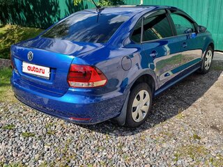 2018 Volkswagen Polo V Рестайлинг, синий, 1350000 рублей, вид 3