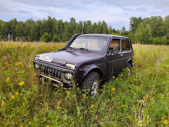 2002 Lada (ВАЗ) 2121 (4x4) I Рестайлинг, фиолетовый - вид 2