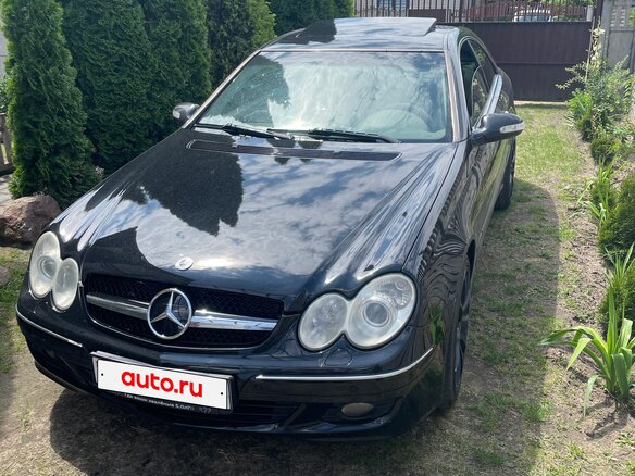 2006 Mercedes-Benz CLK-Класс 200 II (W209) Рестайлинг, чёрный, 800000 рублей - вид 8