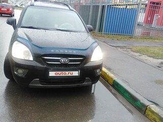 2007 Kia Carens II (UN), чёрный, 400000 рублей, вид 1