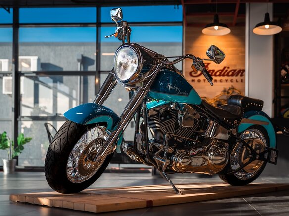2014 Harley-Davidson Softail Custom, синий, 999999 рублей