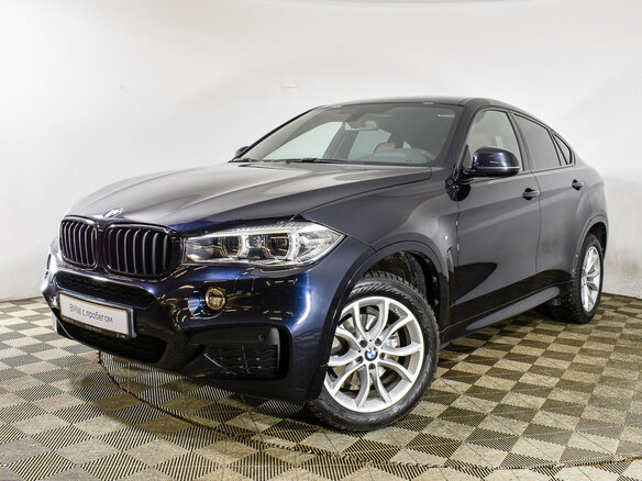 2019 BMW X6 30d II (F16), чёрный