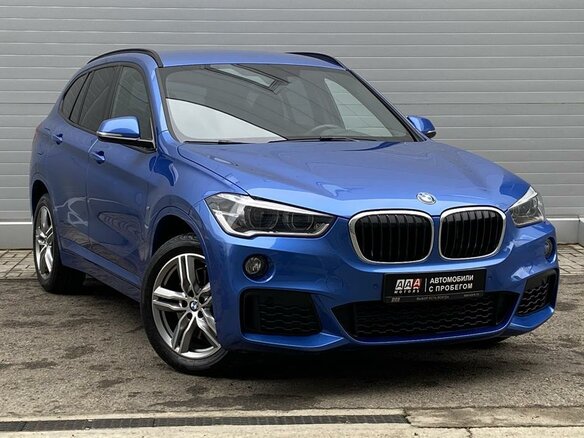 2019 BMW X1 20i xDrive II (F48), синий - вид 1