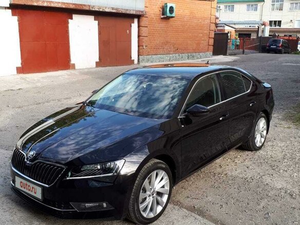 2019 Skoda Superb III, чёрный