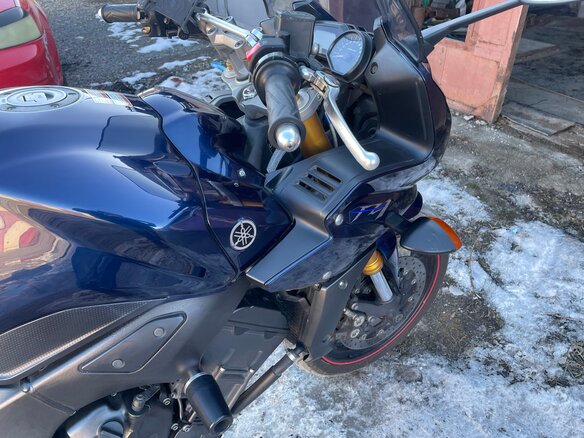 2007 Yamaha FZ1, синий, 550000 рублей - вид 11
