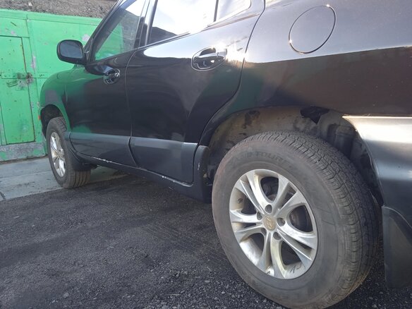 2002 Hyundai Santa Fe I, чёрный, 520000 рублей - вид 8