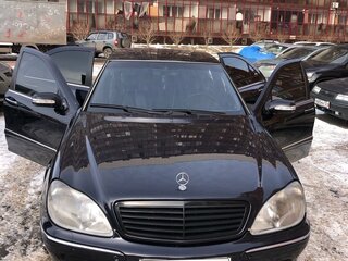 2000 Mercedes-Benz S-Класс 320 IV (W220), синий, 820000 рублей, вид 1