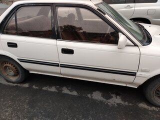 1991 Toyota Corolla VII (E100), белый, 170000 рублей, вид 4