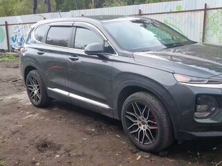 2020 Hyundai Santa Fe IV, серый, 3200000 рублей, вид 3