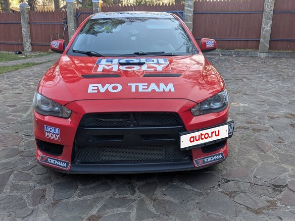2008 Mitsubishi Lancer Evolution X, красный - вид 4