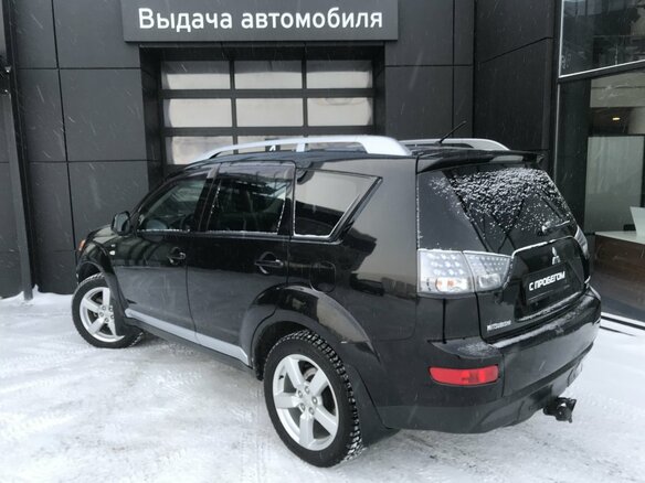 2007 Mitsubishi Outlander II, чёрный - вид 6